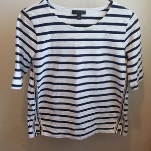 J.Crew top sequin/glitter detail!